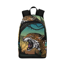 Jaguar Fabric Backpack for Adult (Model 1659)