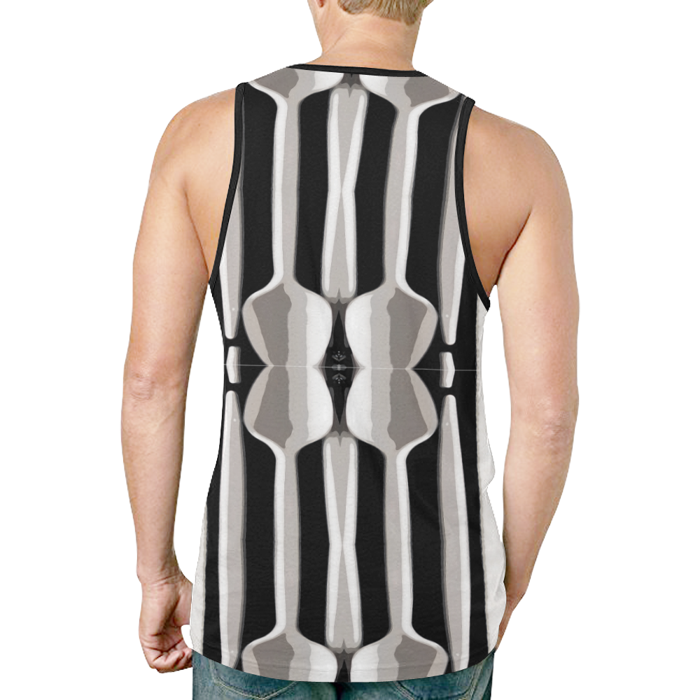 spoon mirroring 2 New All Over Print Tank Top for Men (Model T46)