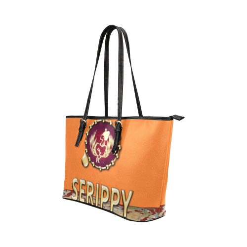 serippy Leather Tote Bag/Large (Model 1651)