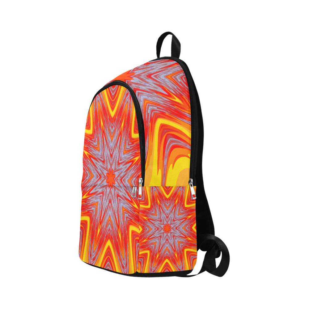 Star Mandala Fabric Backpack for Adult (Model 1659)
