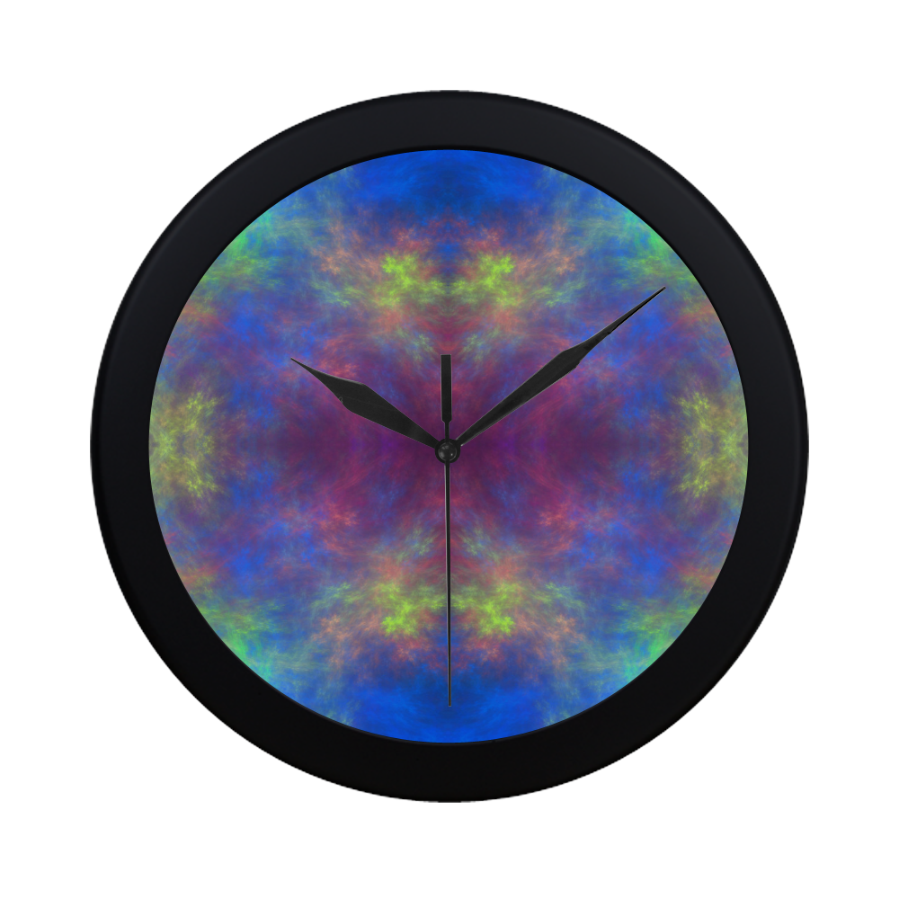 Universe of Color Circular Plastic Wall clock