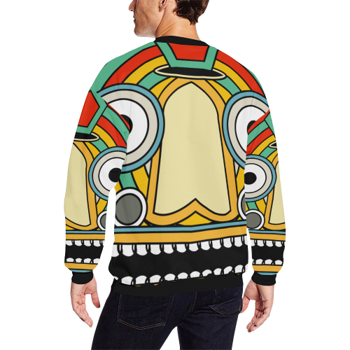 indian tribal All Over Print Crewneck Sweatshirt for Men/Large (Model H18)
