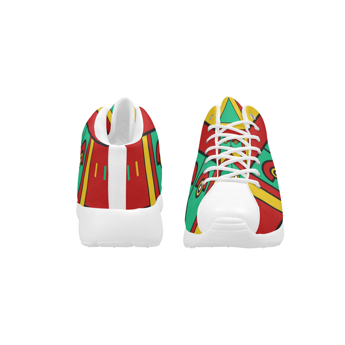 Aztec Spiritual Tribal Women's Basketball Training Shoes (Model 47502)
