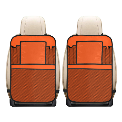 color orange red Car Seat Back Organizer (2-Pack)