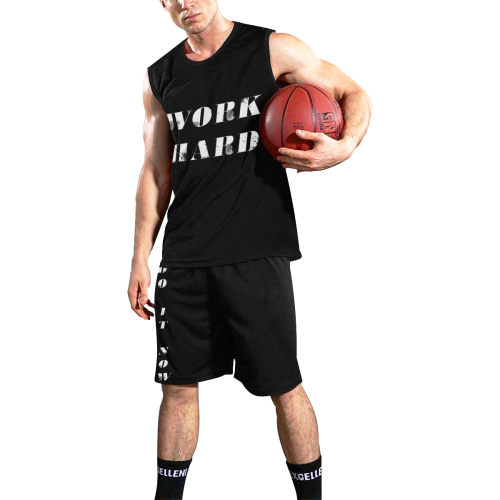 work hard - do it now All Over Print Basketball Uniform