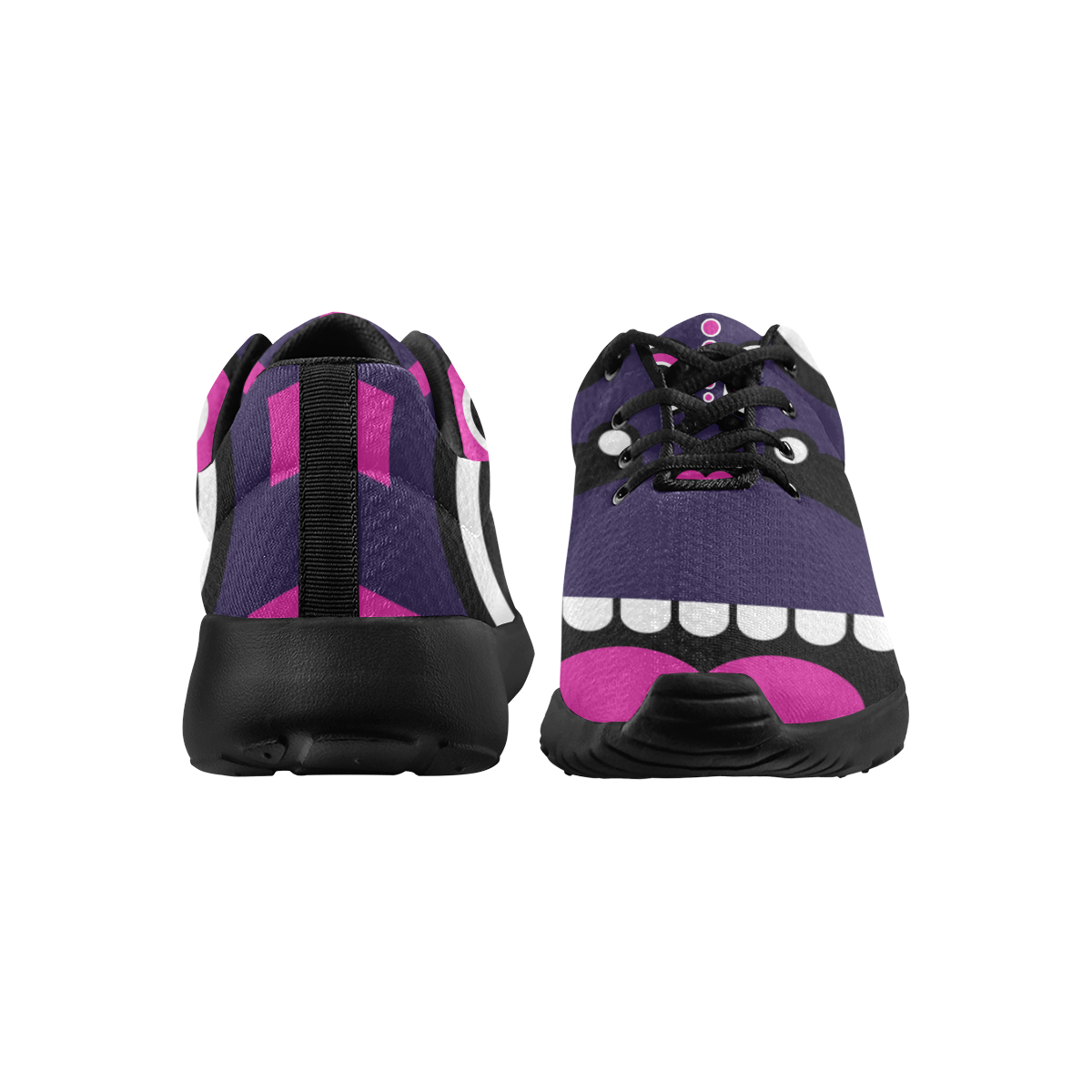 Pink Purple Tiki Tribal Men's Athletic Shoes (Model 0200)