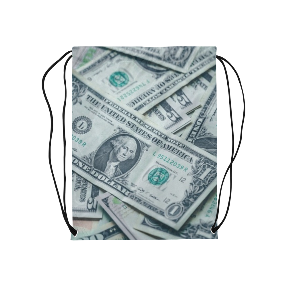 MILLION DOLLAR Medium Drawstring Bag Model 1604 (Twin Sides) 13.8"(W) * 18.1"(H)