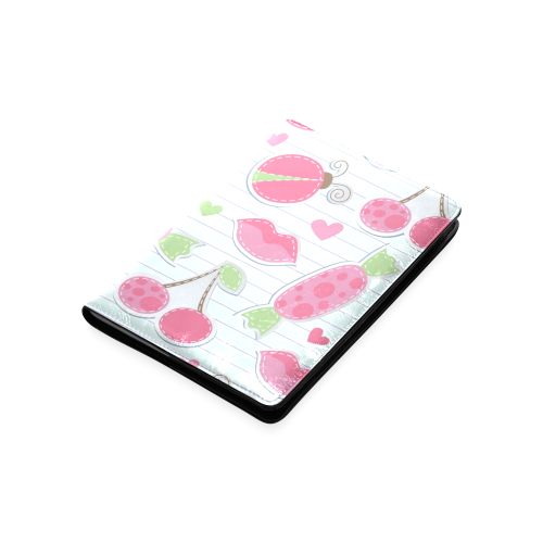 Pink Ladybugs and Cherries Custom NoteBook A5