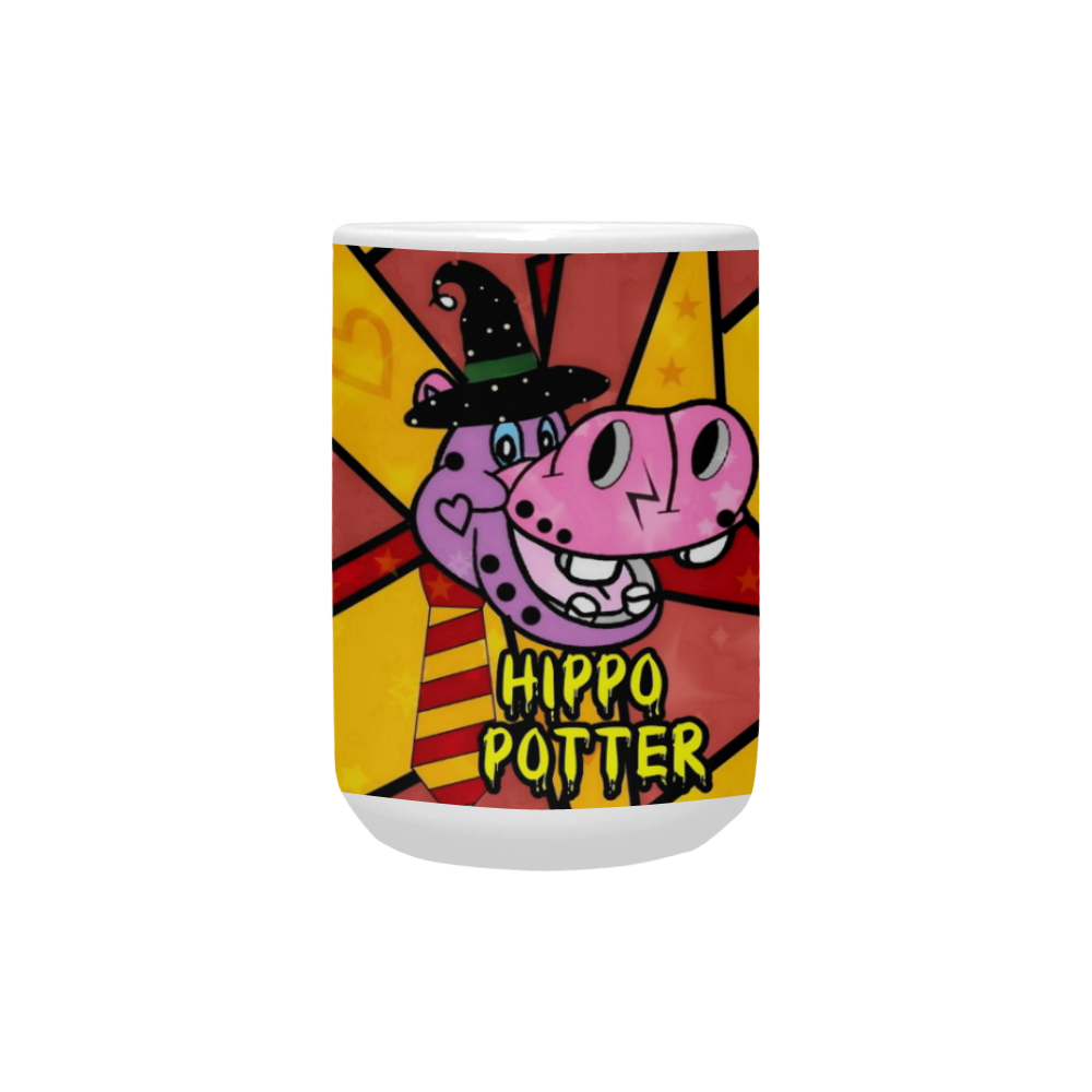 Hippo Potter by Nico Bielow Custom Ceramic Mug (15OZ)