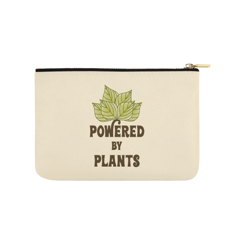 Powered by Plants (vegan) Carry-All Pouch 9.5''x6''