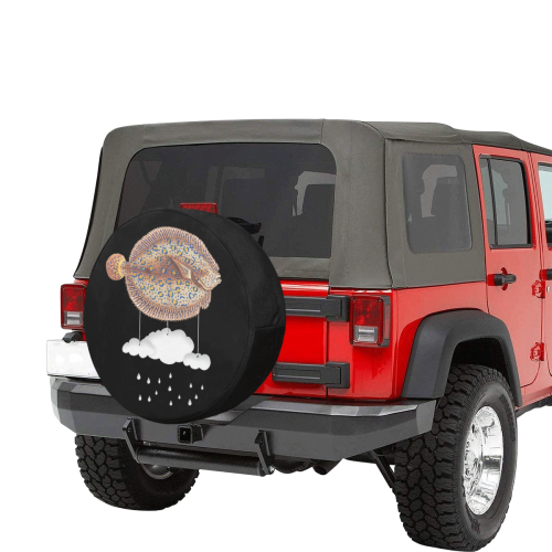 The Cloud Fish Surreal 32 Inch Spare Tire Cover