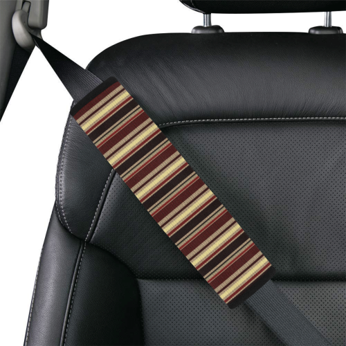 Dark textured stripes Car Seat Belt Cover 7''x12.6''