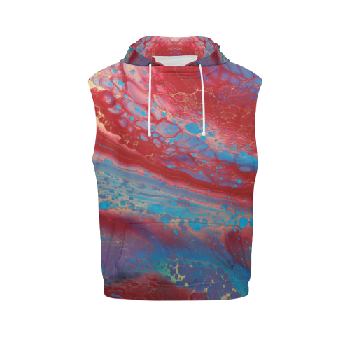 Enjoy your life 1 All Over Print Sleeveless Hoodie for Women (Model H15)