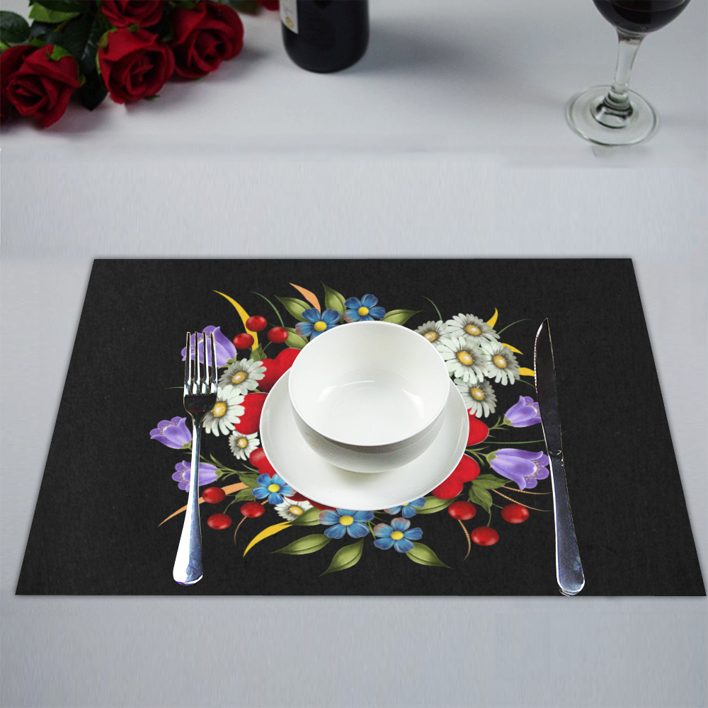Bouquet Of Flowers Placemat 14’’ x 19’’ (Set of 4)