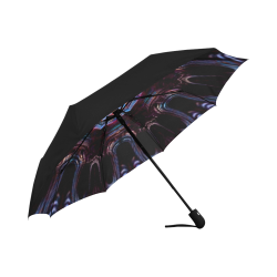 Blue Mandala Anti-UV Auto-Foldable Umbrella (Underside Printing) (U06)