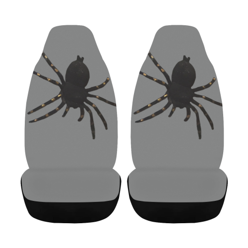 Black Widow Spider Car Seat Cover Airbag Compatible (Set of 2)