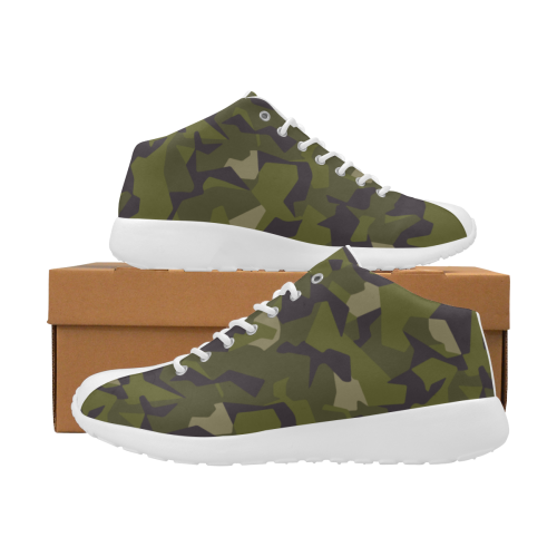 Swedish M90 woodland camouflage Men's Basketball Training Shoes (Model 47502)