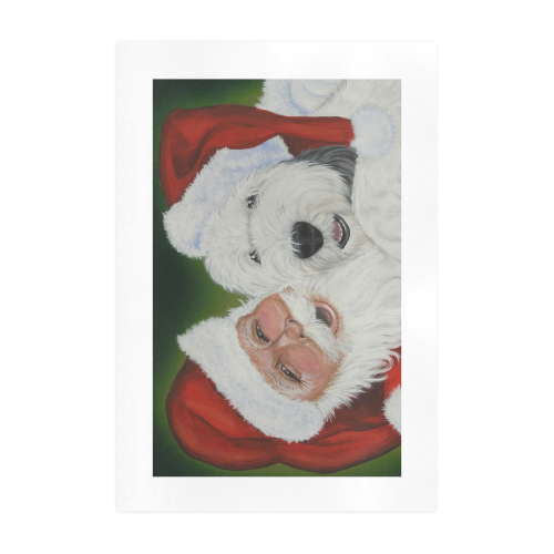 Santa's Helper Art Print 19‘’x28‘’