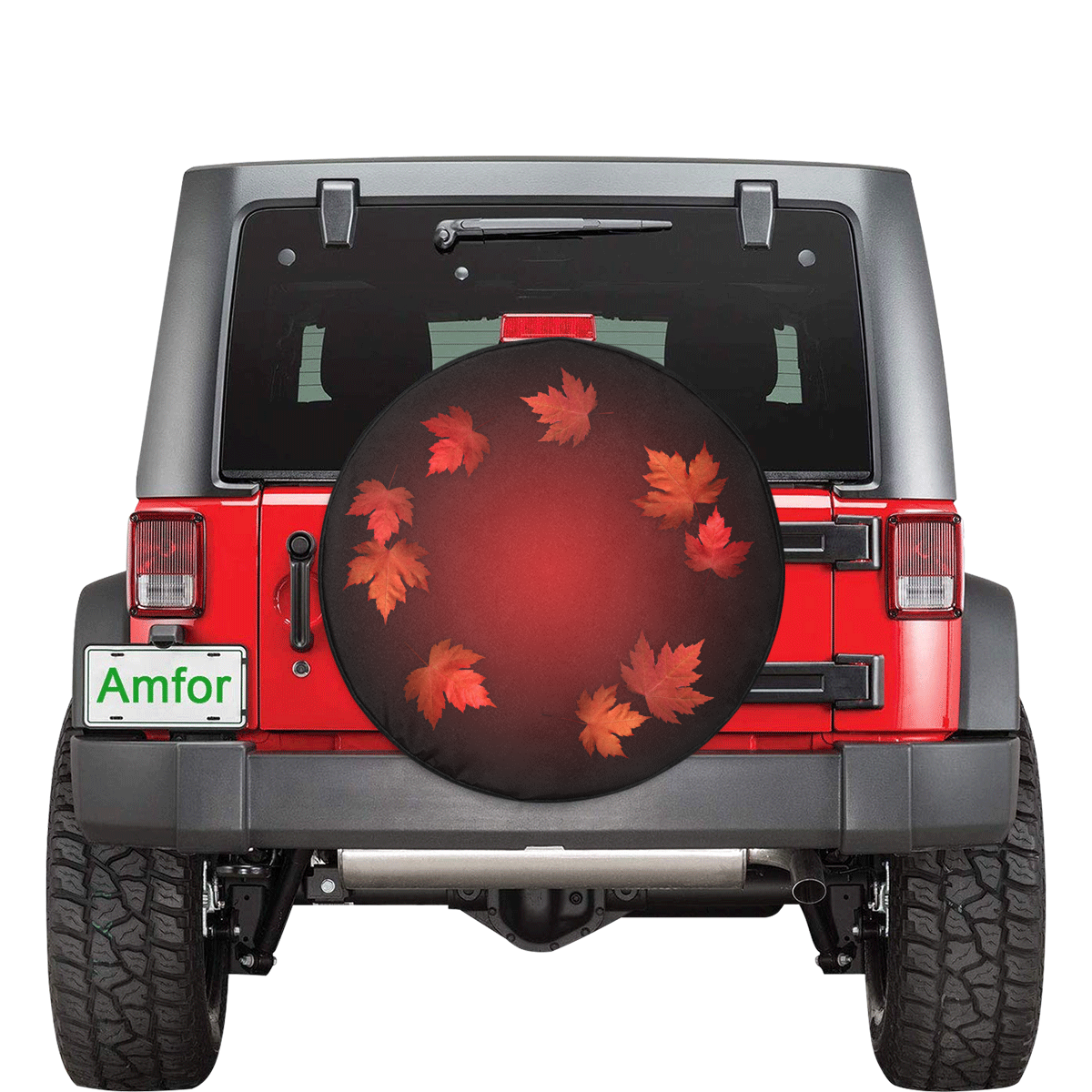 Autumn Maple Leaf Canada 32 Inch Spare Tire Cover