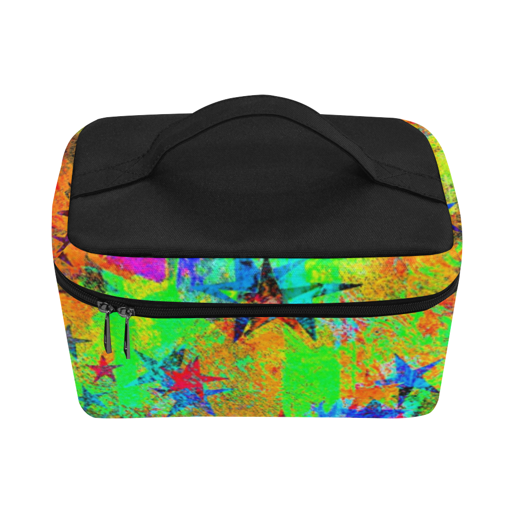 stars and texture colors Cosmetic Bag/Large (Model 1658)