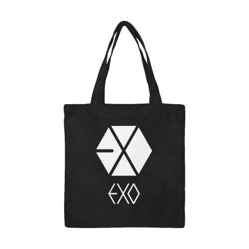 EXO All Over Print Canvas Tote Bag/Small (Model 1697)