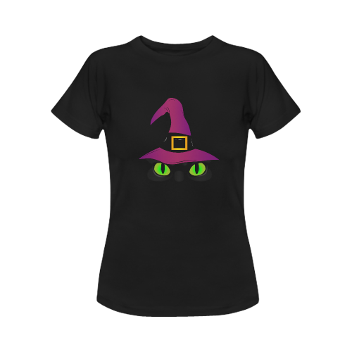 GATO-CON-SOMBRERO Women's T-Shirt in USA Size (Front Printing Only)