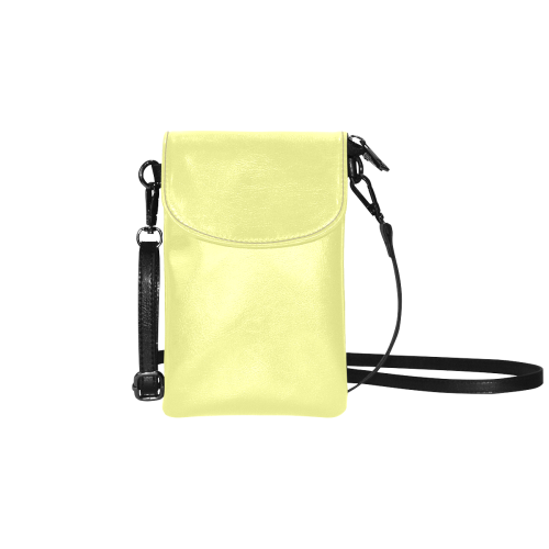 color canary yellow Small Cell Phone Purse (Model 1711)