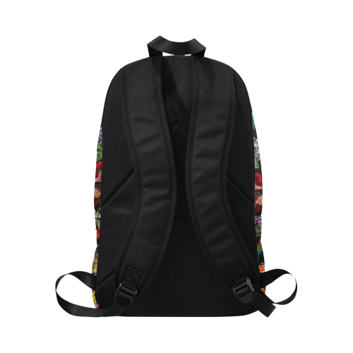 Corazon Black Fabric Backpack for Adult (Model 1659)
