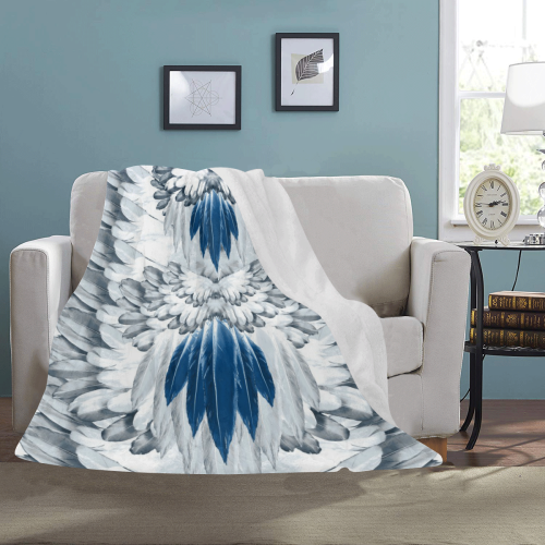 feathers17 Ultra-Soft Micro Fleece Blanket 50"x60"
