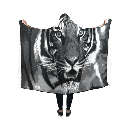 TIGER 15 Hooded Blanket 50''x40''