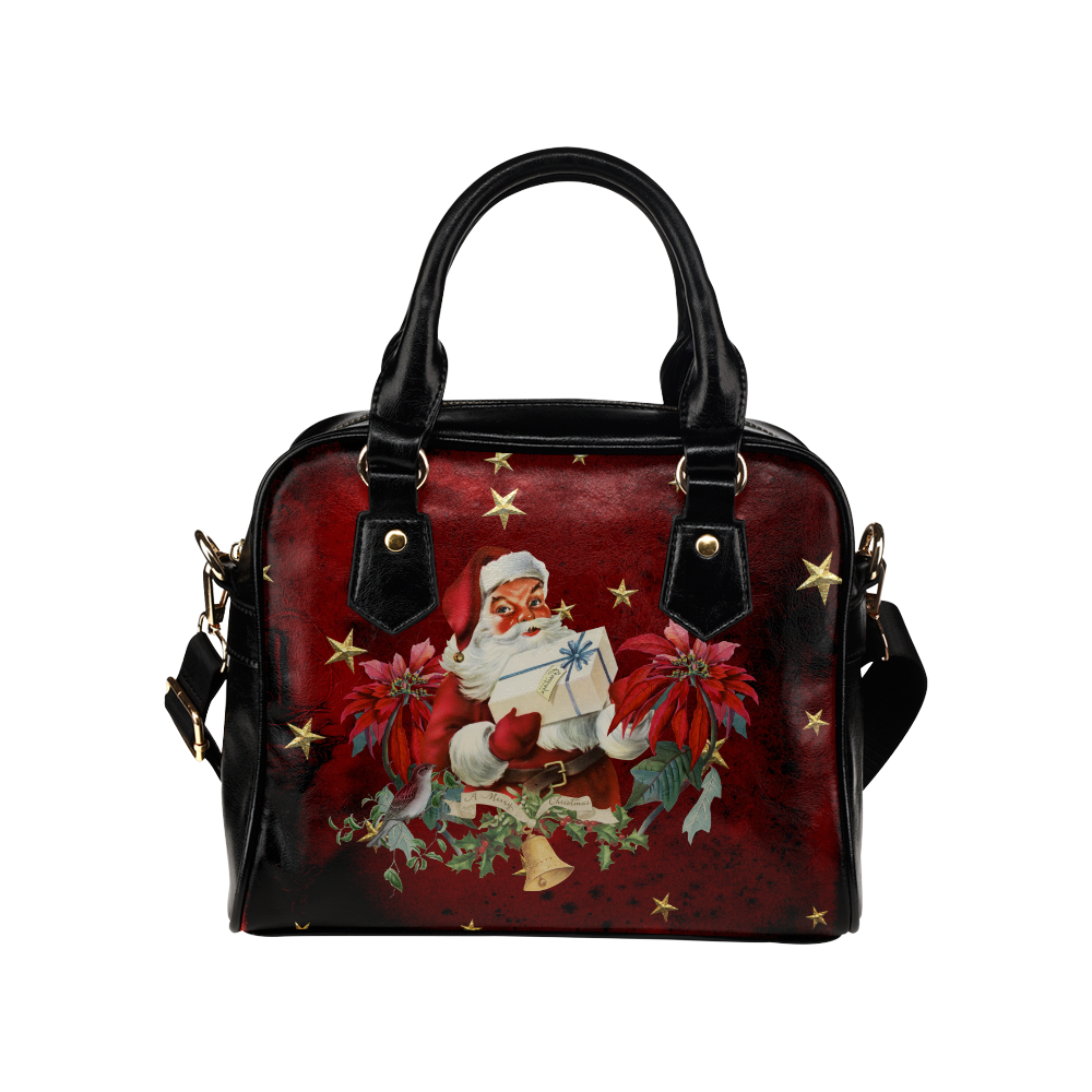 Santa Claus with gifts, vintage Shoulder Handbag (Model 1634)