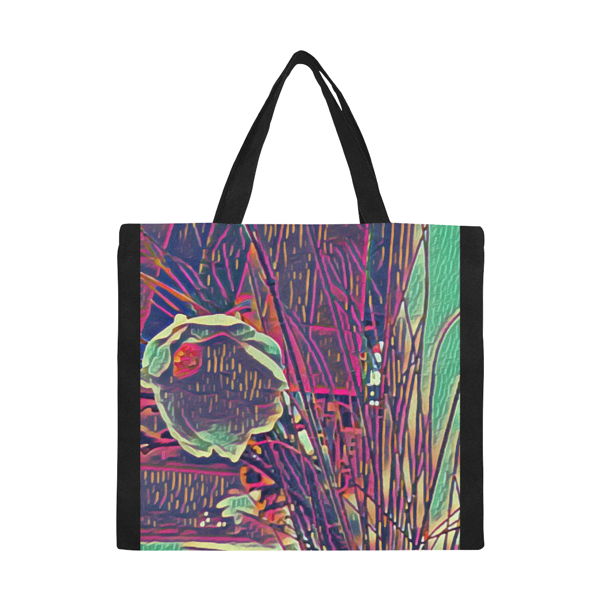 Cosmos perfection digital art All Over Print Canvas Tote Bag/Large (Model 1699)
