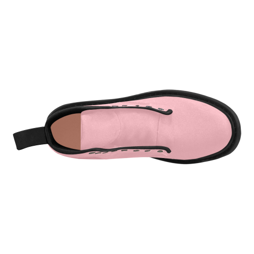 color light pink Martin Boots for Women (Black) (Model 1203H)