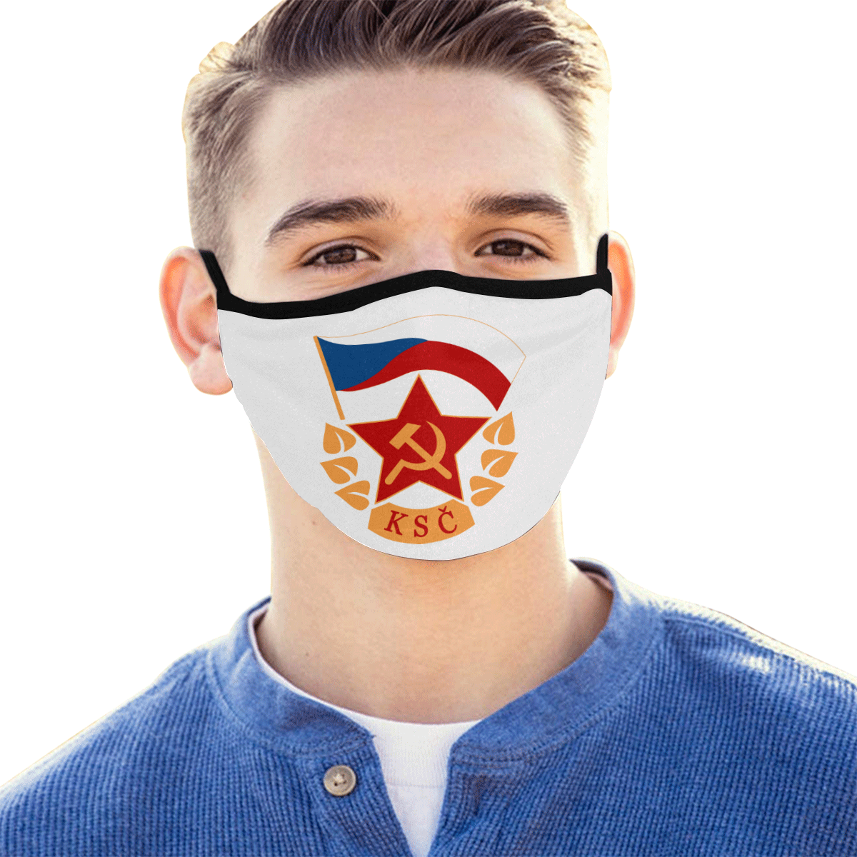 Communist Party of Czechoslovakia Mouth Mask