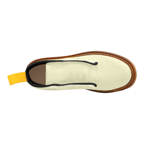 color lemon chiffon Martin Boots For Men Model 1203H