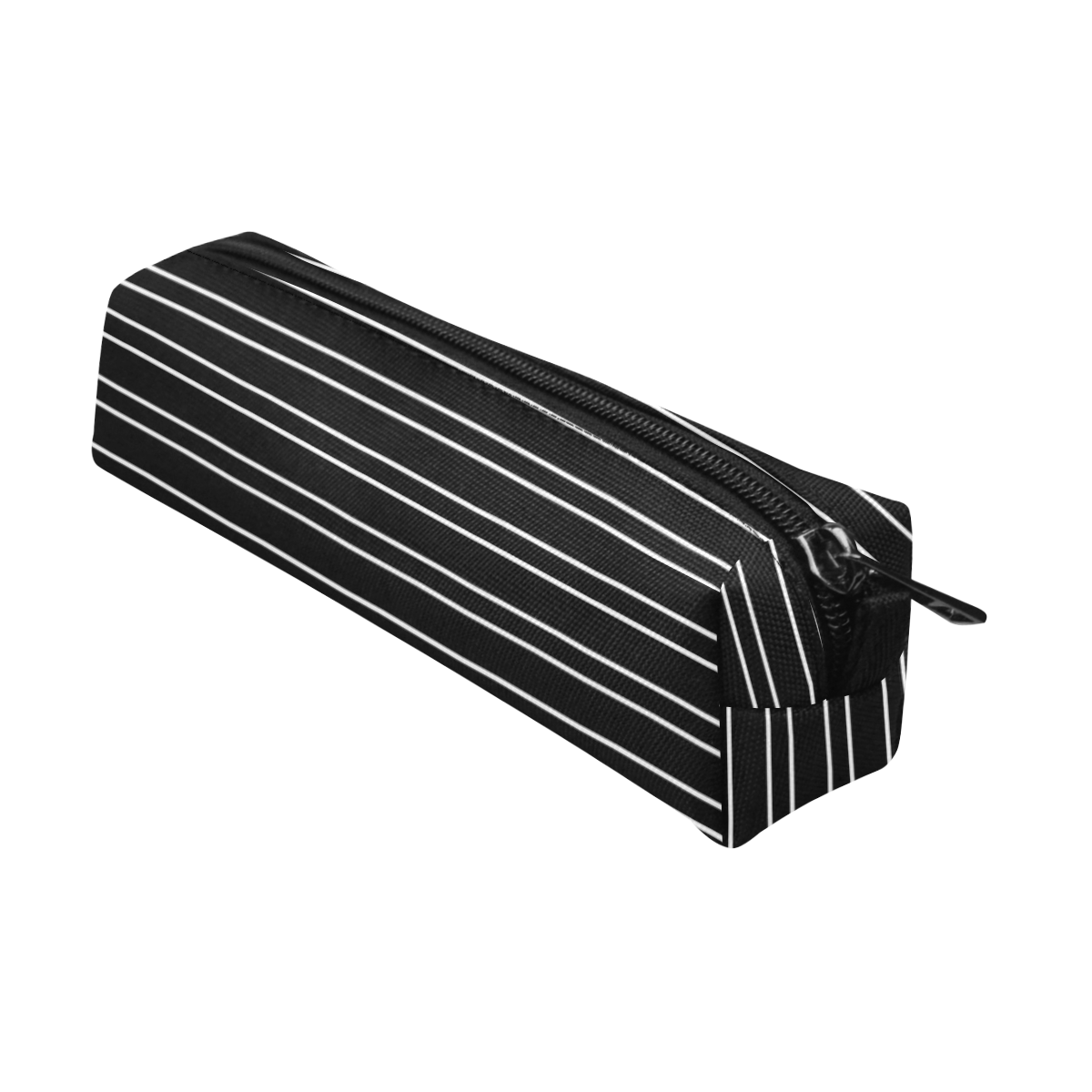 Stripes Black and White Pencil Pouch/Small (Model 1681)