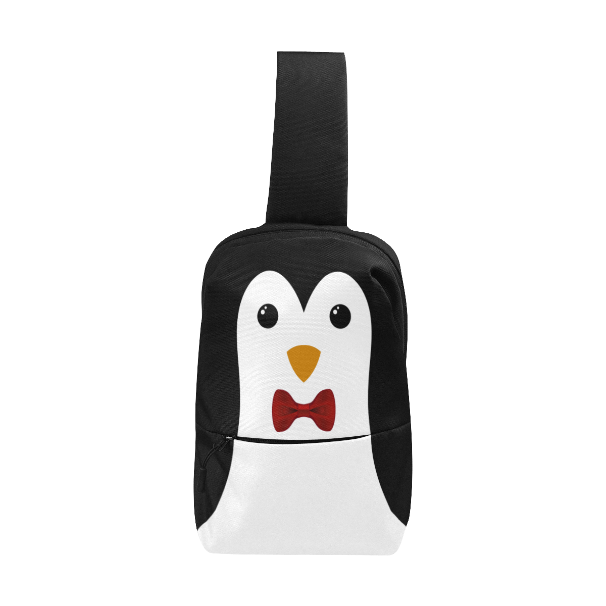 Kawaii Style Penguin Boy Chest Bag (Model 1678)