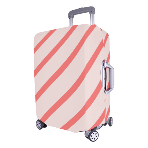 Abstract  pattern - pink. Luggage Cover/Large 26"-28"