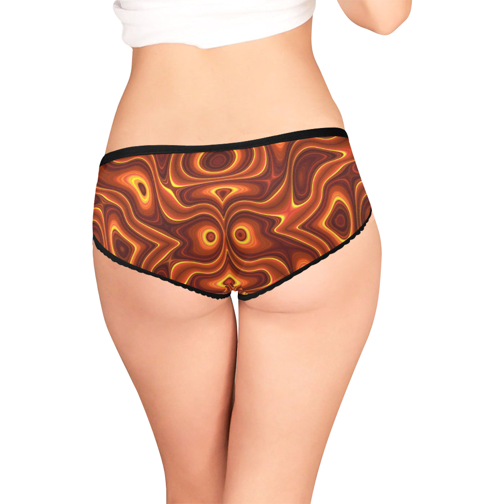 Be My Lava Women's All Over Print Girl Briefs (Model L14)