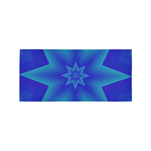 Royal blue mystic star Area Rug 7'x3'3''
