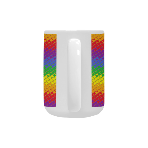 Pride Pattern by K.Merske Custom Ceramic Mug (15OZ)