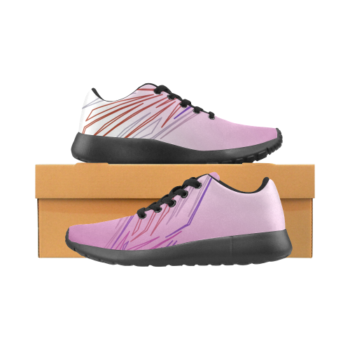 aztecs---sweet-PINK Men's Running Shoes/Large Size (Model 020)