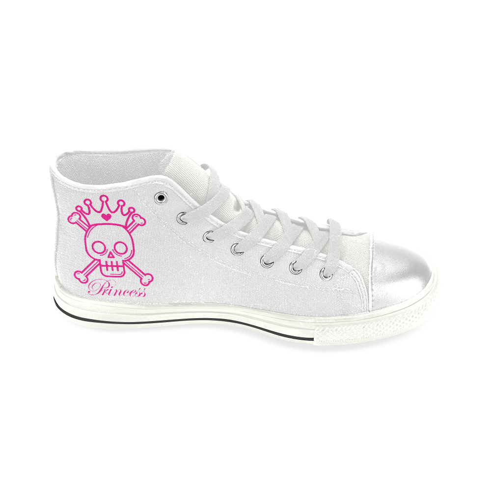 Princess Women's Classic High Top Canvas Shoes (Model 017)