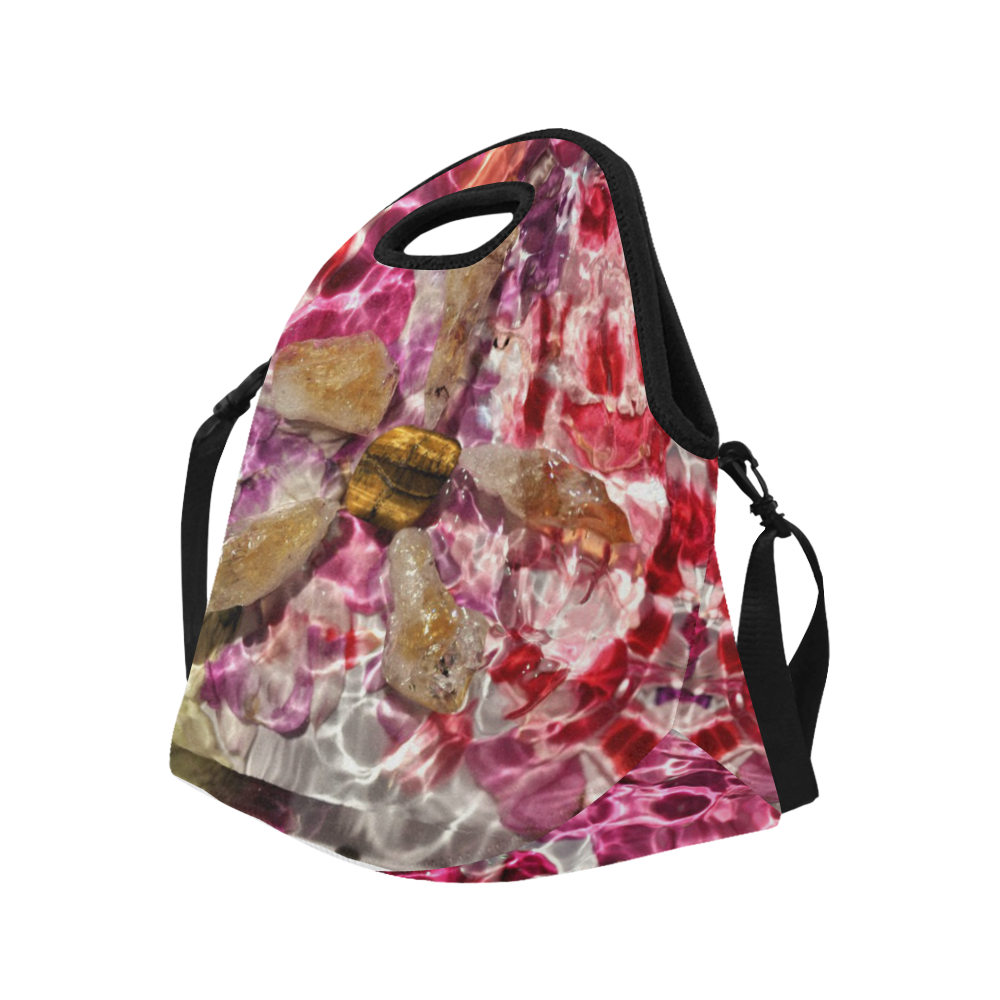 Rockstar of Spring Neoprene Lunch Bag/Large (Model 1669)