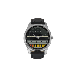 tr-808 Men's Leather Strap Large Dial Watch(Model 213)
