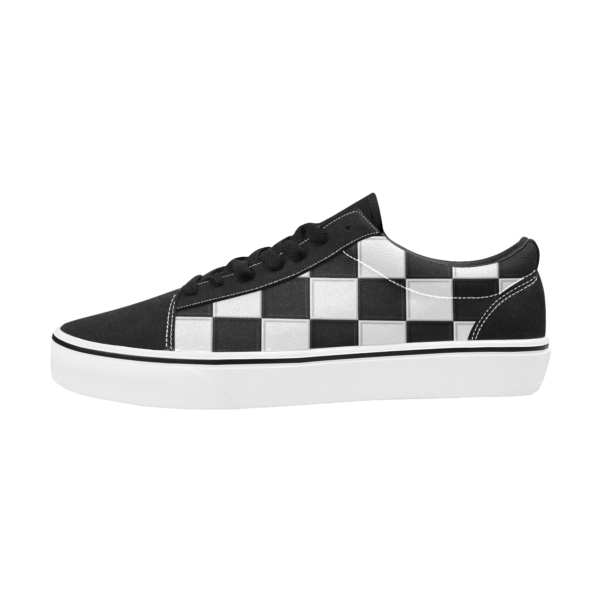 skate chess Women's Low Top Skateboarding Shoes (Model E001-2)