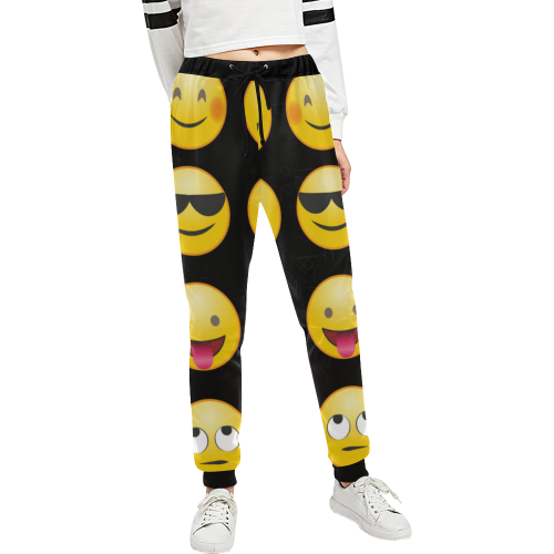 emoji Unisex All Over Print Sweatpants (Model L11)