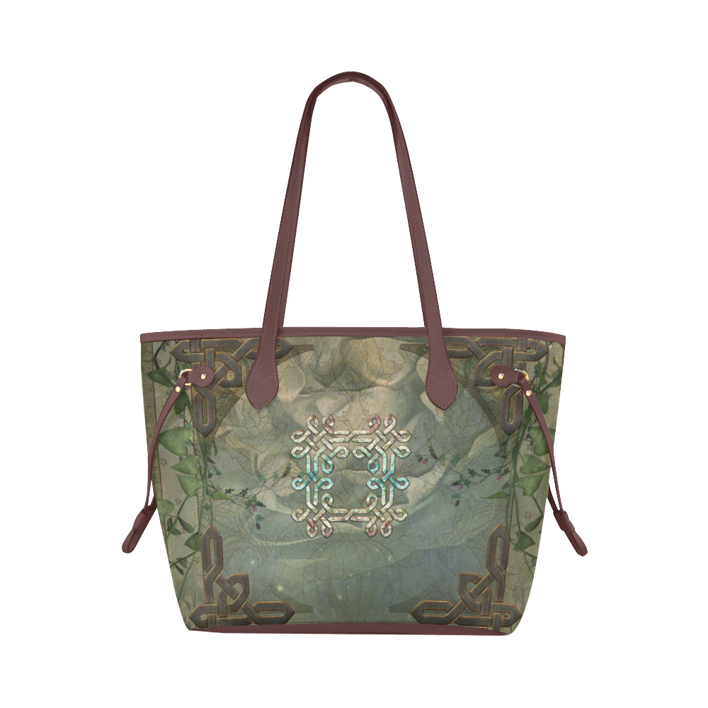 The celtic knot Clover Canvas Tote Bag (Model 1661)