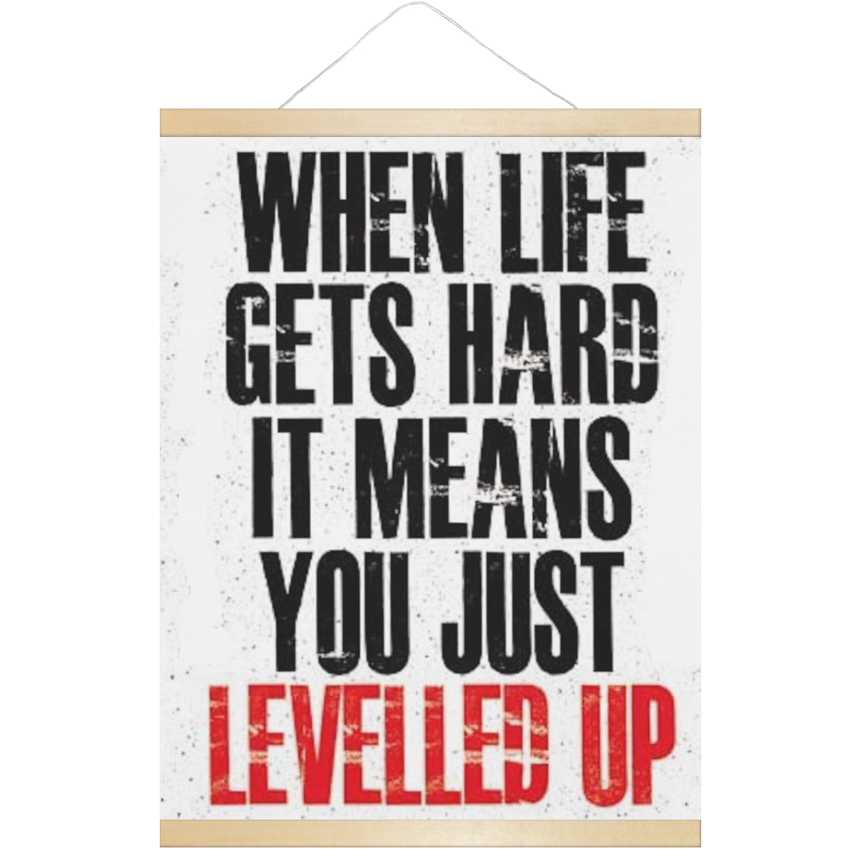 Level Up Hanging Poster 18"x24"