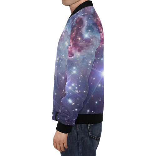 dream galaxi All Over Print Bomber Jacket for Men/Large Size (Model H19)